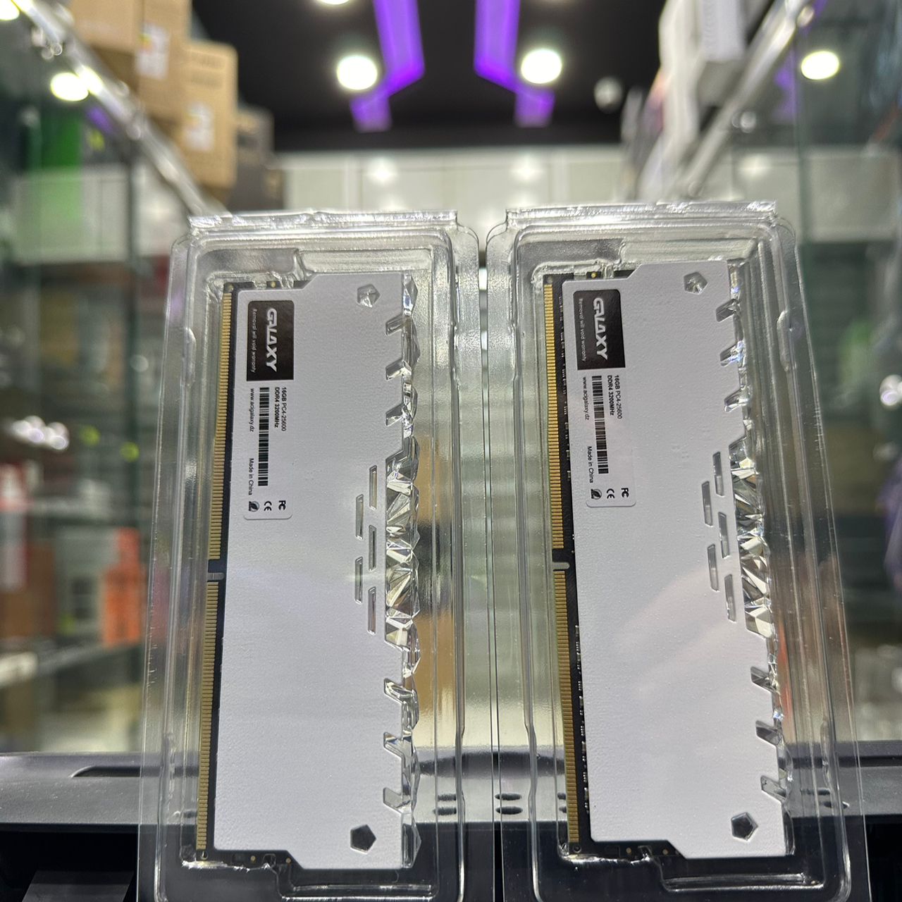 RAM DDR4 GALAXY 16GB 3200 MHZ RGB WHITE